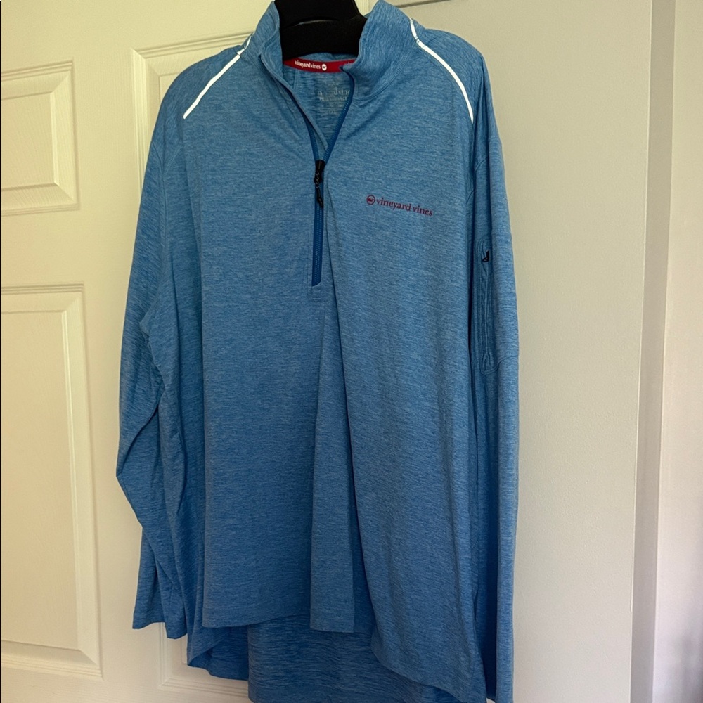 Vineyard Vines Blue Half-Zip Pullover